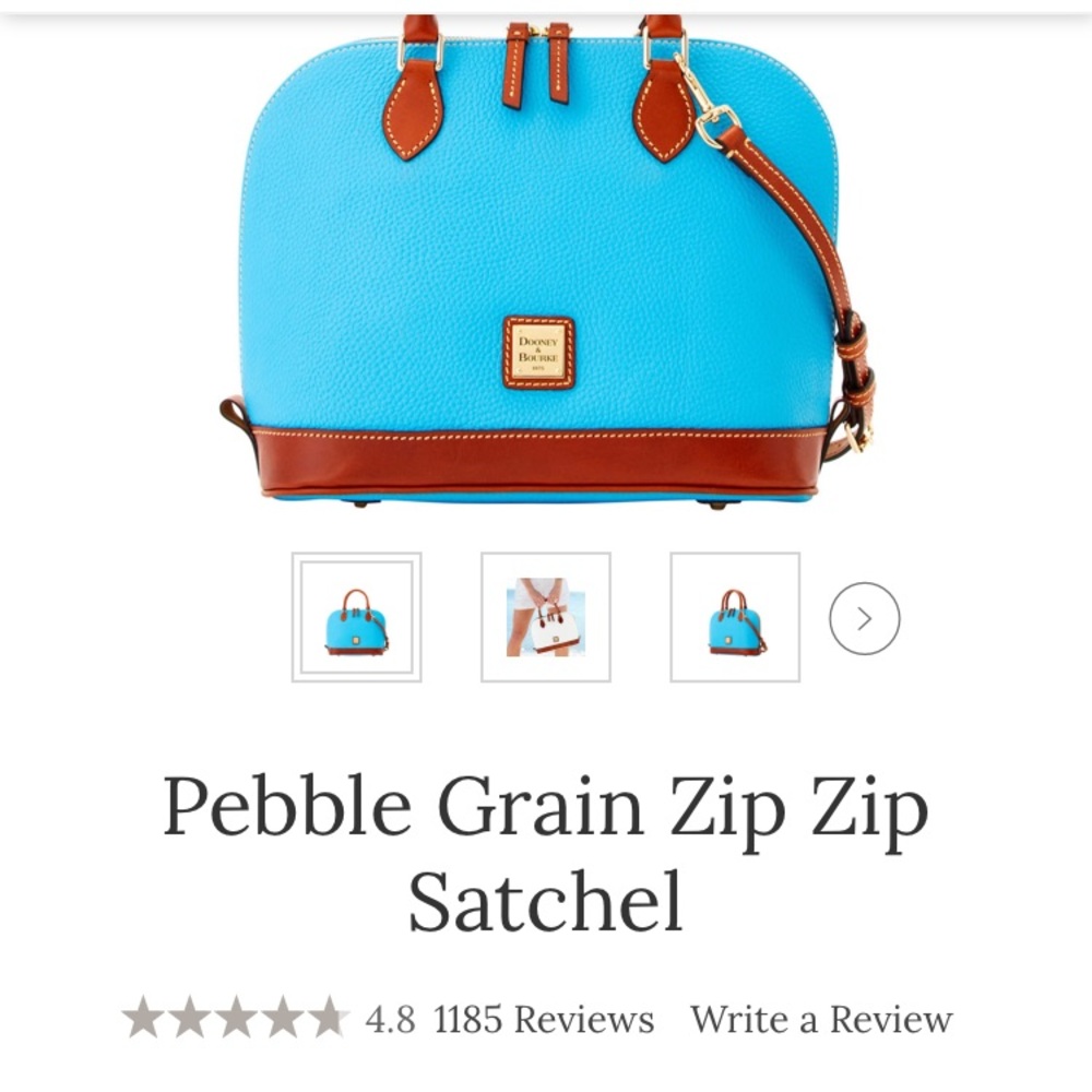 Dooney & Bourke Pebble Grain Satchel